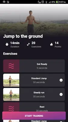 Workout - Daily exercise routi android App screenshot 1